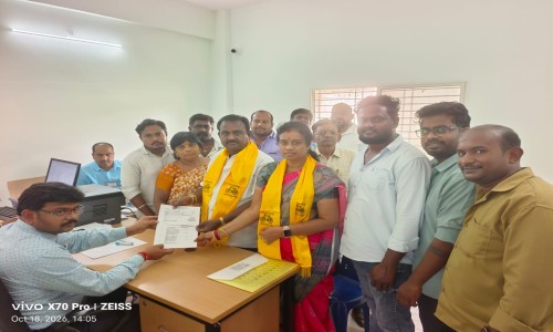అట్టహాసంగా పచ్చిపాల తులసి రామకృష్ణ నామినేషన్ 