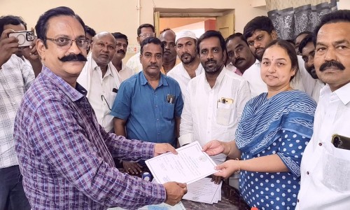 చిన్నమండెం ఎంపీపీ గా మండిపల్లి హరితమ్మ ఏకగ్రీవం గా ఎన్నిక