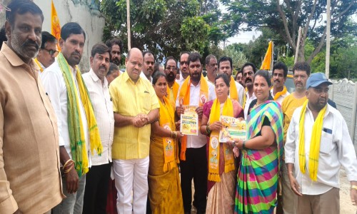 కూటమిని ఆదరించండి మదనపల్లికి మహర్దశ తీసుకొస్తాం చైర్మన్ అభ్యర్థి శ్రీరామ్ చినబాబు 