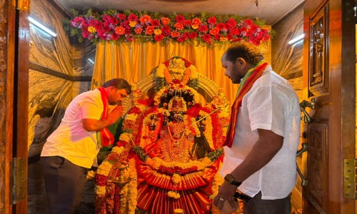 శ్రీ బాట గంగమ్మ అమ్మవారి 9వ వార్షికోత్సవం లో పాల్గొన్న శ్రీరామ్ చినబాబు