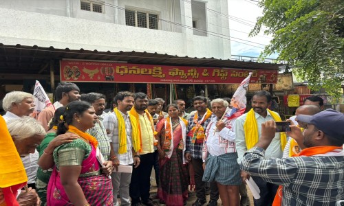 కూటమి ఛైర్మన్ అభ్యర్థి శ్రీరామ్ చినబాబు విశ్రుత ప్రచారం 