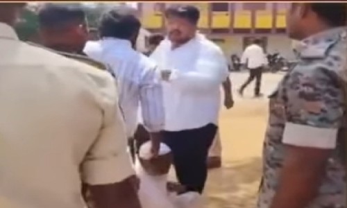  అన్నమయ్య పుంగనూరులో నామినేషన్ సెంటర్ వద్ద ఉద్రిక్తత
