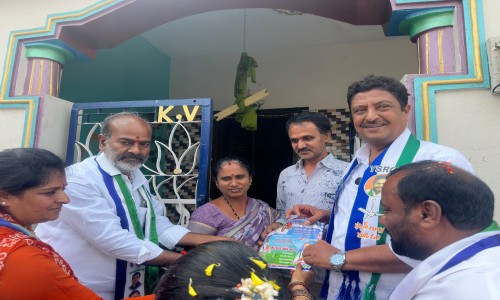 వైసీపీ అభ్యర్థుల గెలుపుకు ఇంచార్జ్ నిషార్ అహమ్మద్ విశ్రుత ప్రచారం