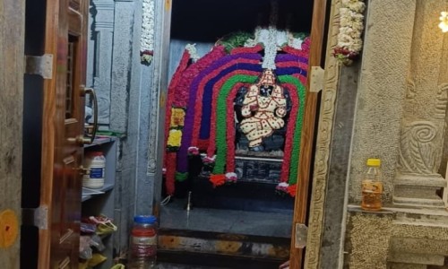 శ్రీమహమ్మారమ్మ ఆలయంలో వైభవంగా శరన్నవరాత్రి వేడుకలు - వెన్నెతో అన్నపూర్ణేశ్వరి దేవిగా భక్తులకు దర్శనం