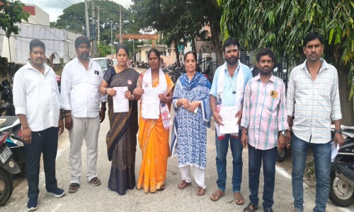 నామినేషన్లు దాఖలు చేసిన జనసేన అభ్యర్థులు