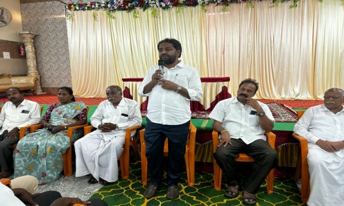 స్థానిక ఎన్నికల్లో 100 శాతం విజయమే లక్ష్యంనిమ్మనపల్లి మండల నాయకులతో ఎమ్మెల్యే షాజహాన్ భాషా కీలక సమావేశం